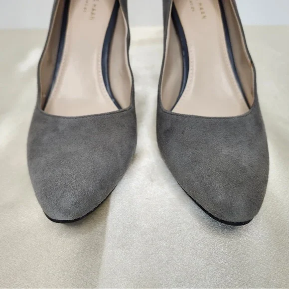 Cole Haan Gray Suede Heels - Picture 4 of 15
